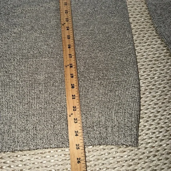 Women's Vintage Gray Roll Neck Fisherman's Sweater, XL. Cottage Country - Picture 8 of 8